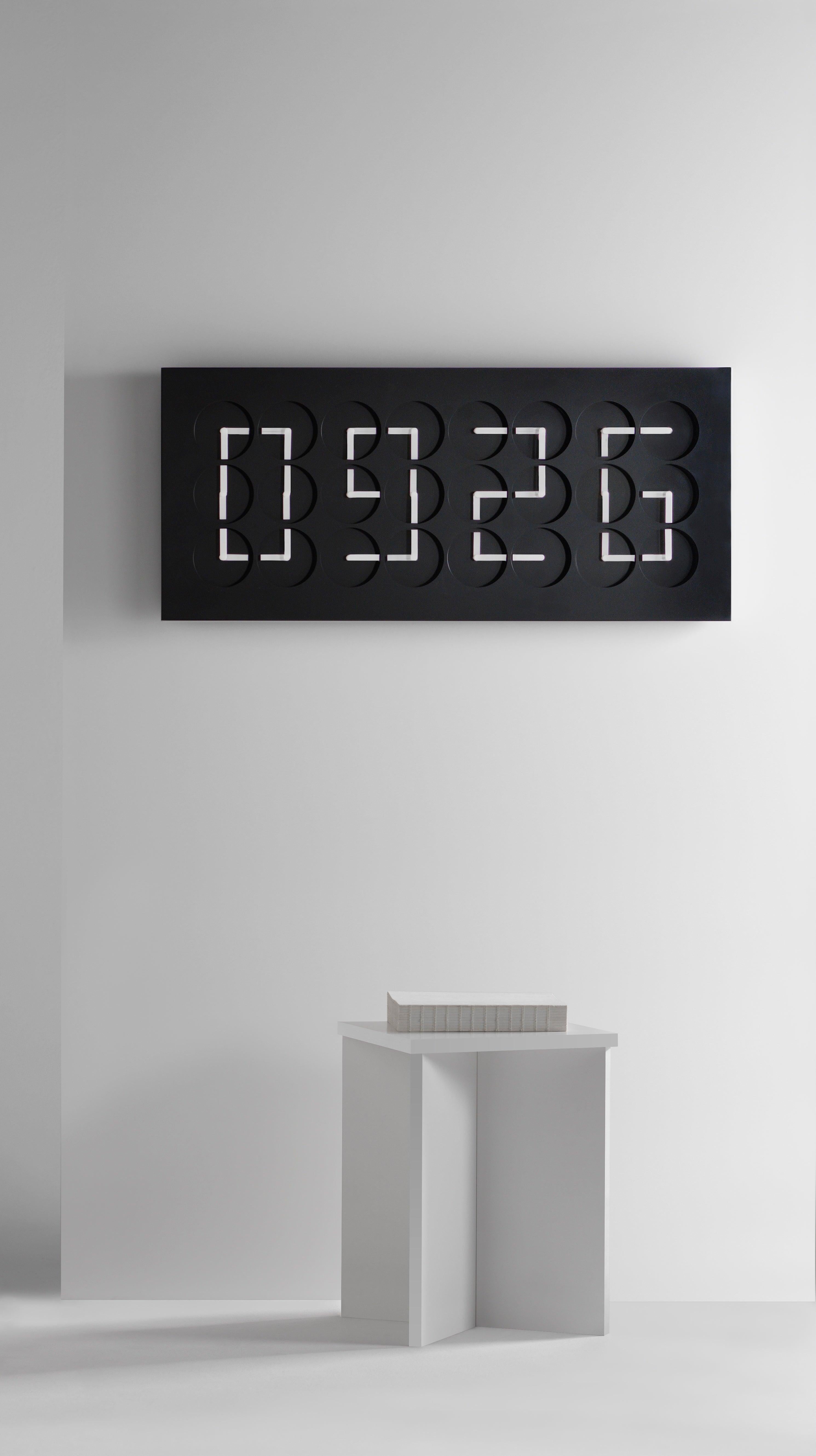 ClockClock 24 'Black' Kinetic Wall Sculpture by Humans Since 1982 In New Condition In Beverly Hills, CA