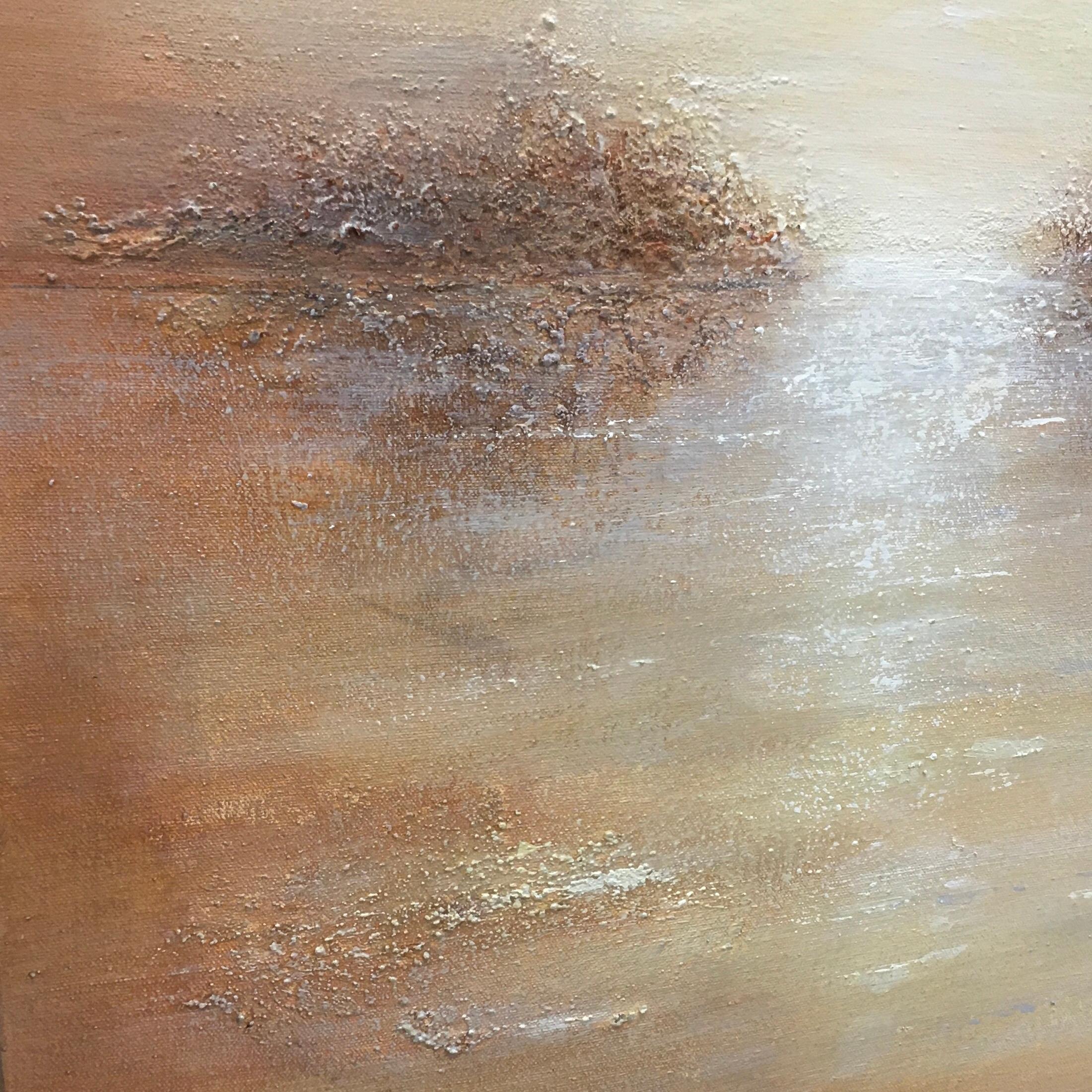 Golden - Contemporary Landscape Painting by Clodagh Meiklejohn 1