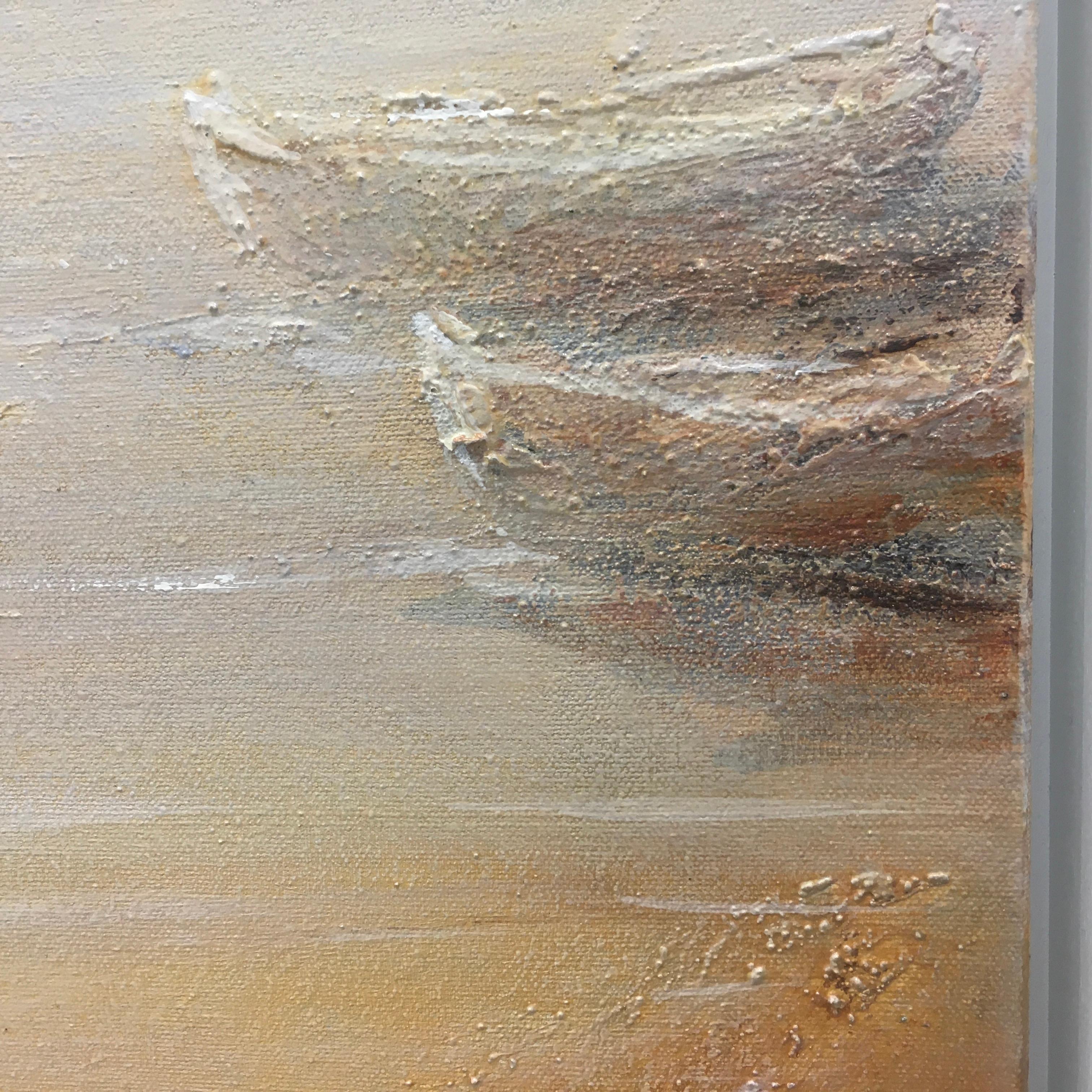 Golden - Contemporary Landscape Painting by Clodagh Meiklejohn 4