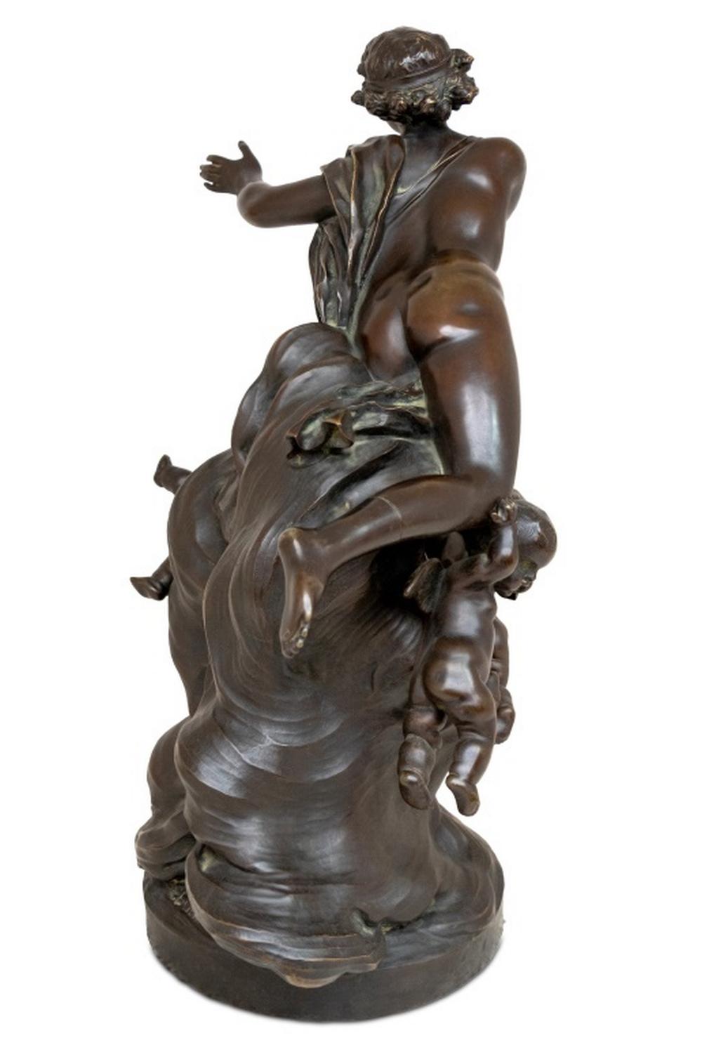 Scultura in bronzo patinato 
