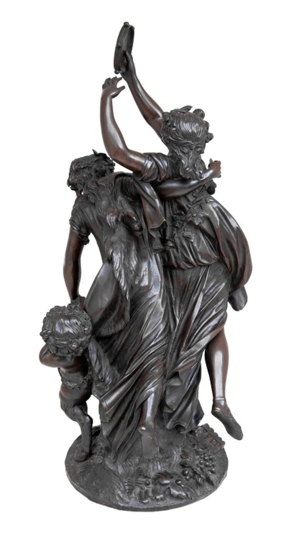 Neoclassico Scultura in bronzo patinato 