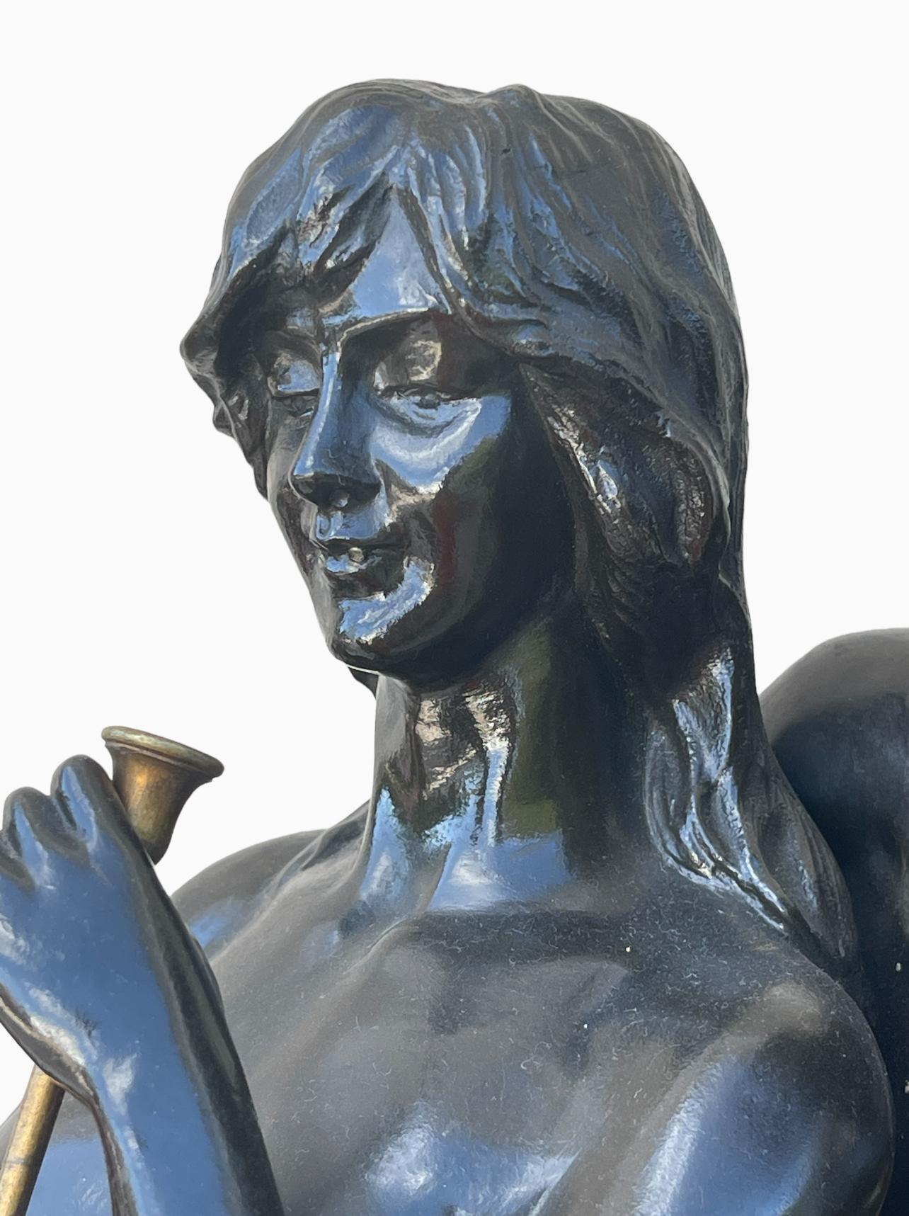 CLODION - Bronzo, Satiro e Baccante in vendita 1