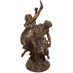 Clodion Bronze Sculpture, 19th Century