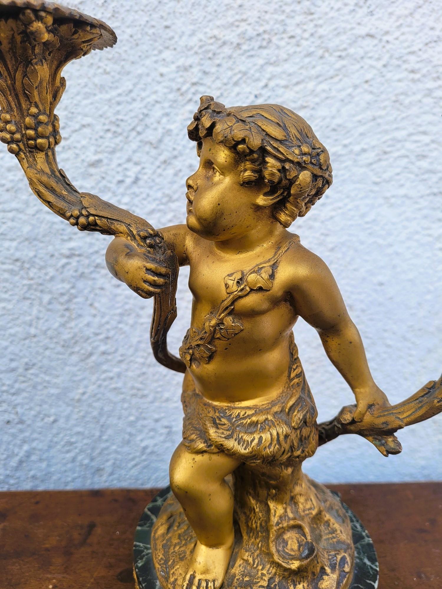 Clodion, Gilt Bronze Fireplace Set, 19th Century For Sale 13