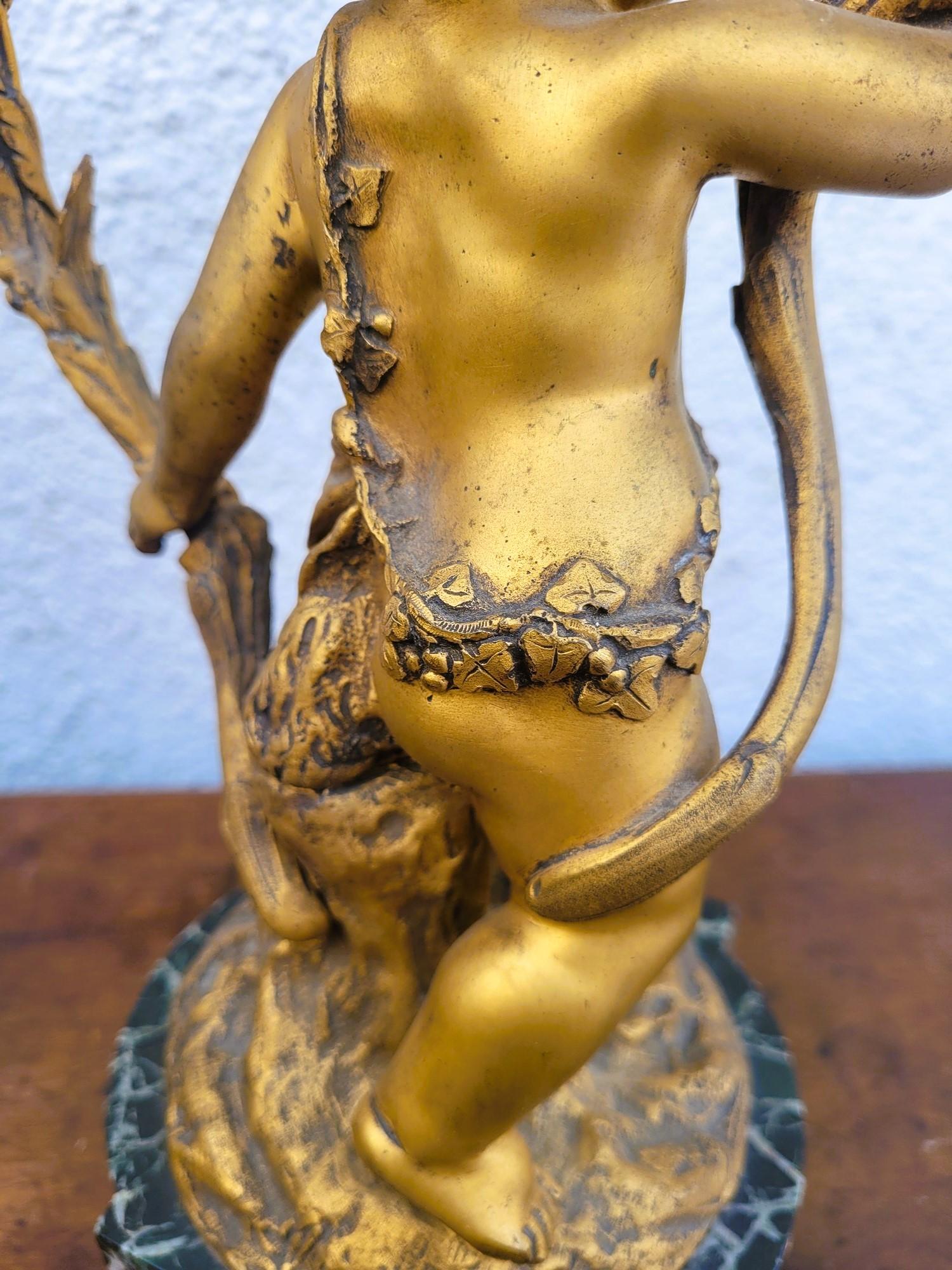 Clodion, Gilt Bronze Fireplace Set, 19th Century For Sale 15