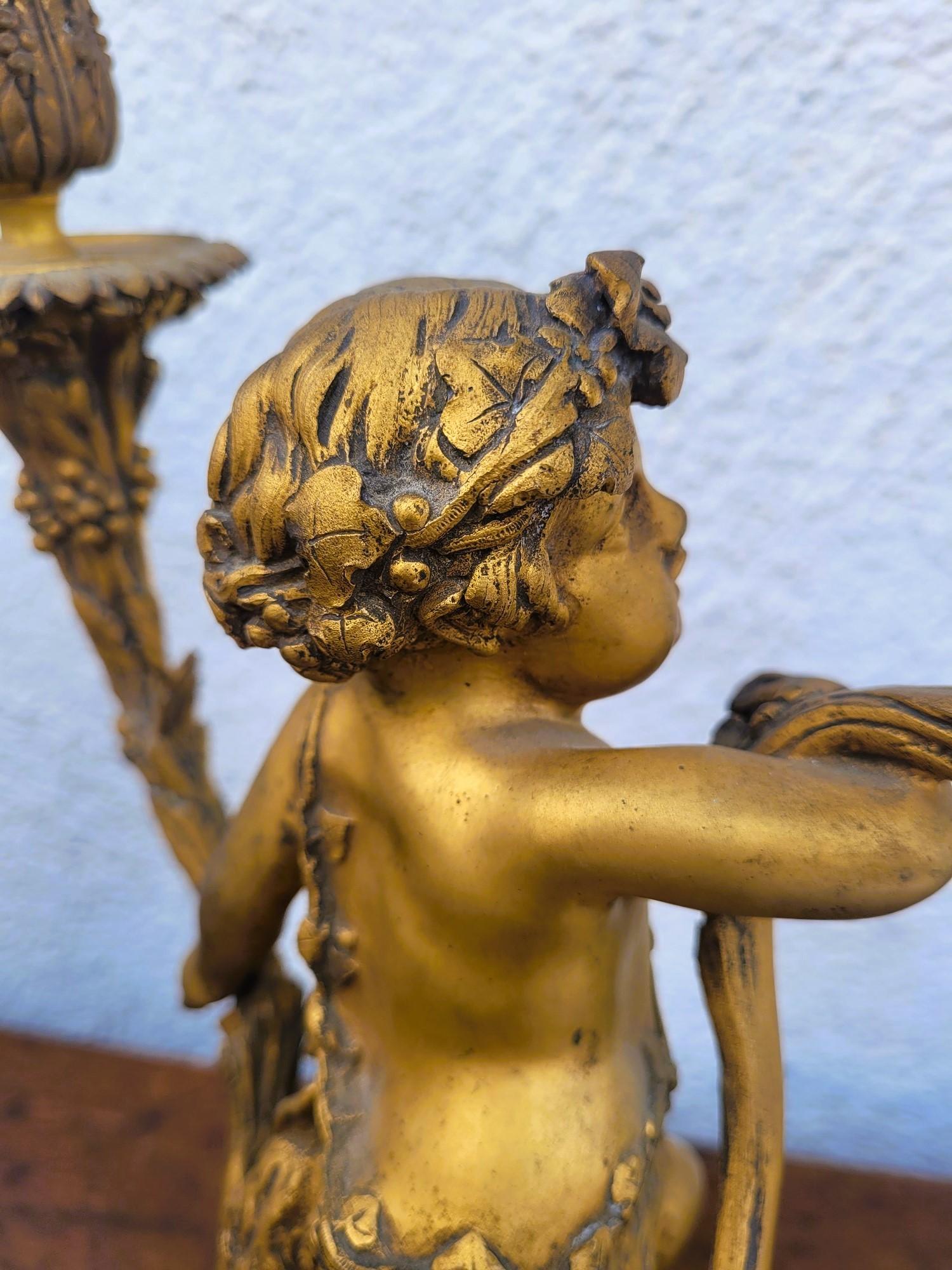 Clodion, Gilt Bronze Fireplace Set, 19th Century For Sale 16