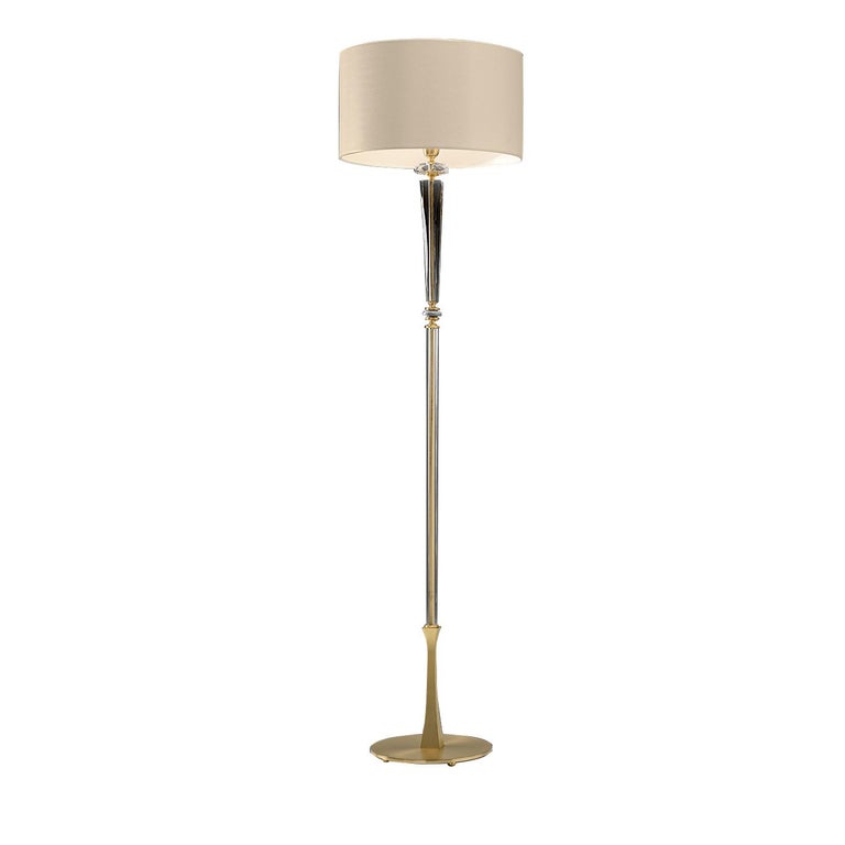 Cloe Clear Floor Lamp For Sale at 1stDibs