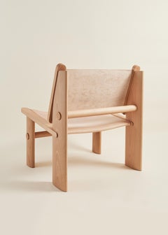 Clog Lounger – Modern Handcrafted Lounge Chair in Hardwood and Leather