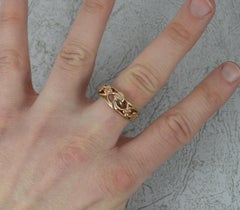 Clogau 9 Carat Yellow and Rose Gold Tree of Life Ladies Band Ring