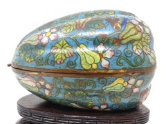 Cloisonné Artichoke Decorative Trinket Box