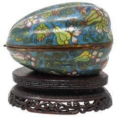 Cloisonné Artichoke Decorative Trinket Box