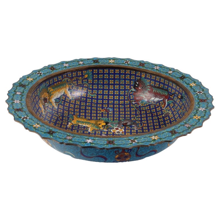 Cloisonné Bowl China, 20th Century For Sale at 1stDibs