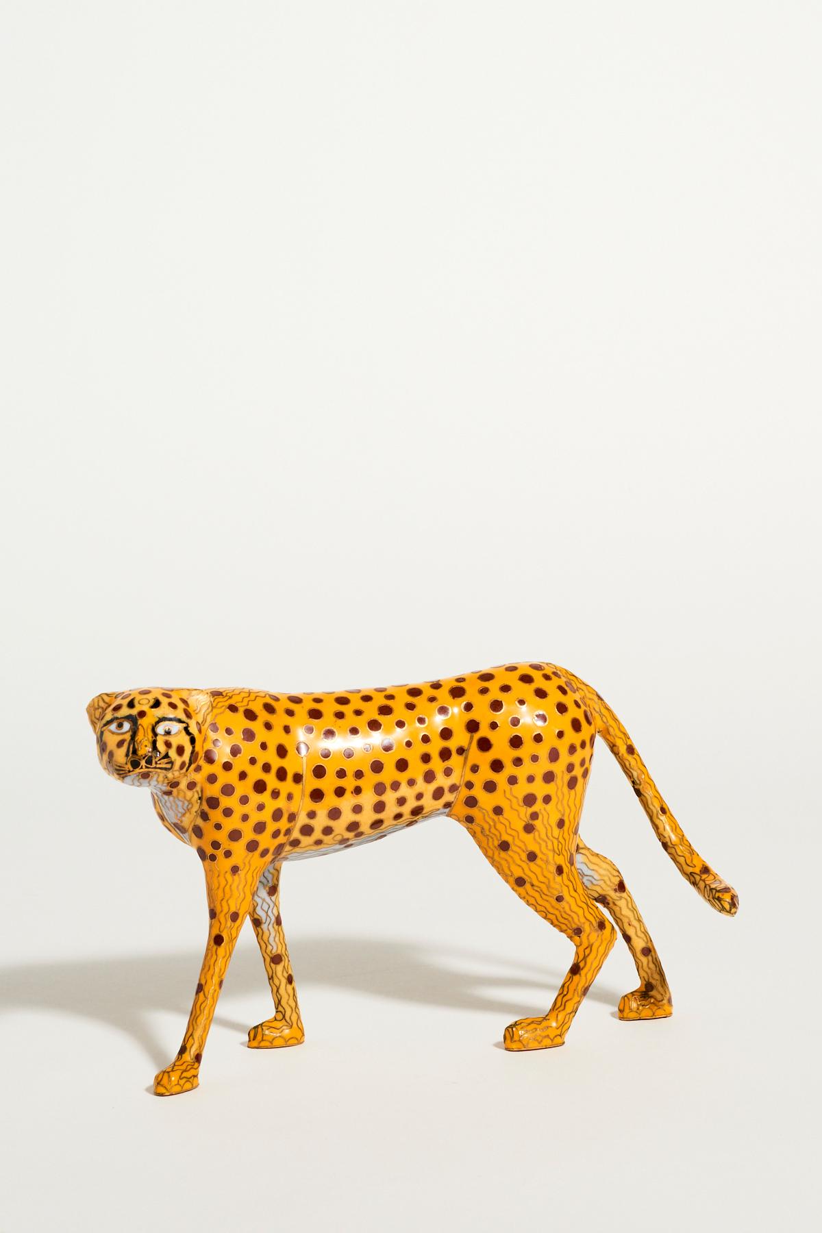 Cloisonné Cheetah 1