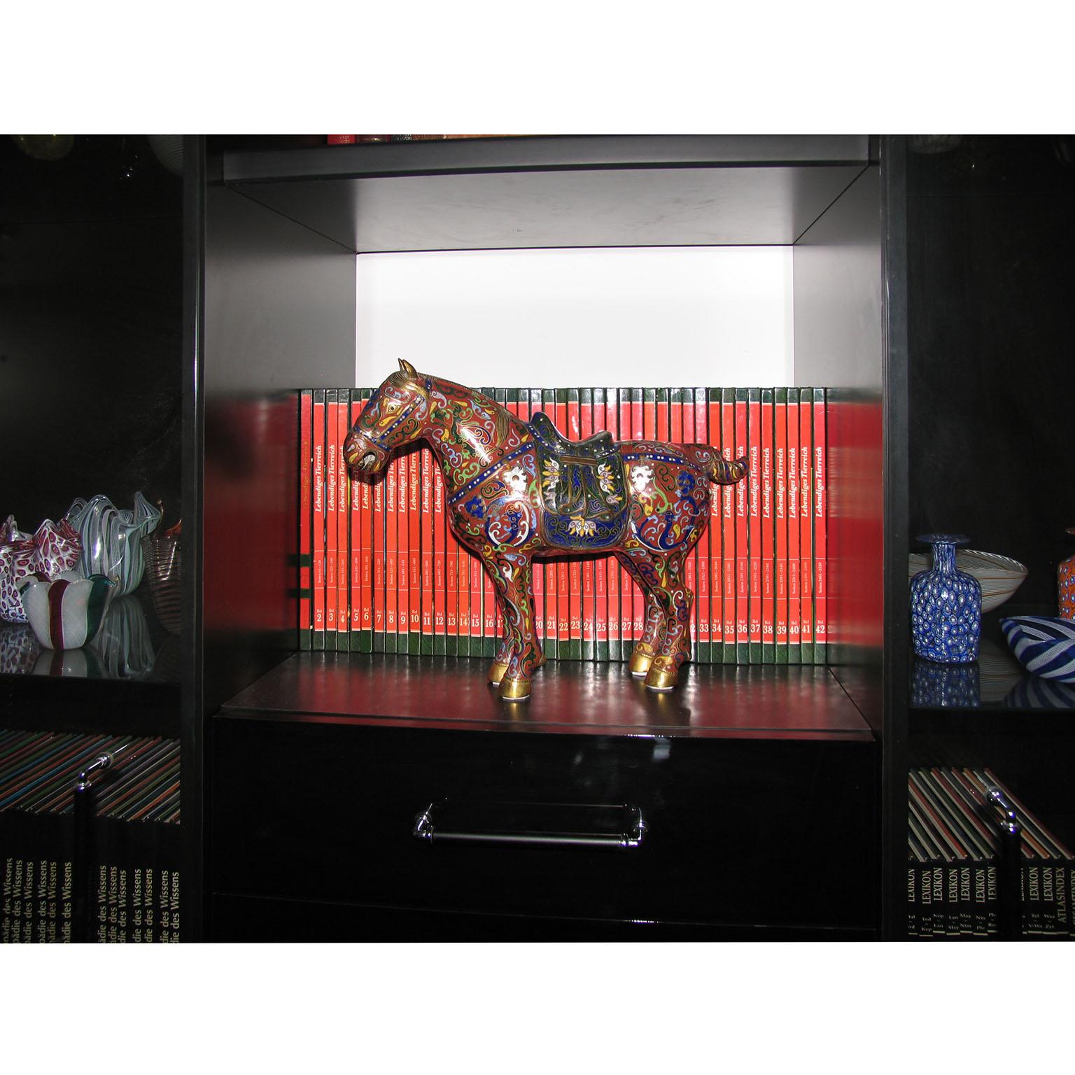 Cloisonné Chinese Horse Figurine, 20th Century 3