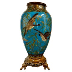 Vase en cloisonné