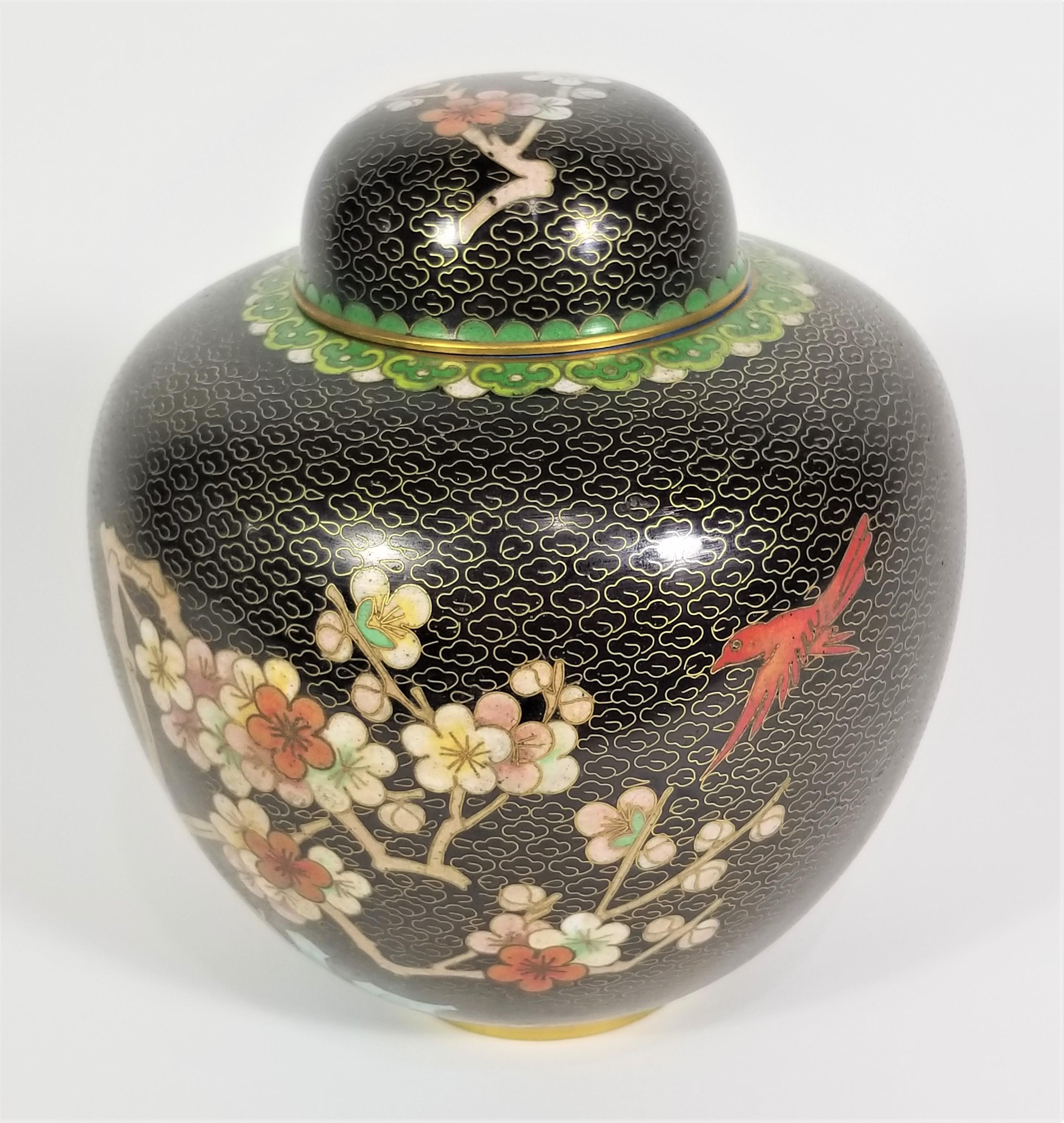 Cloisonné Ginger Jar For Sale 2