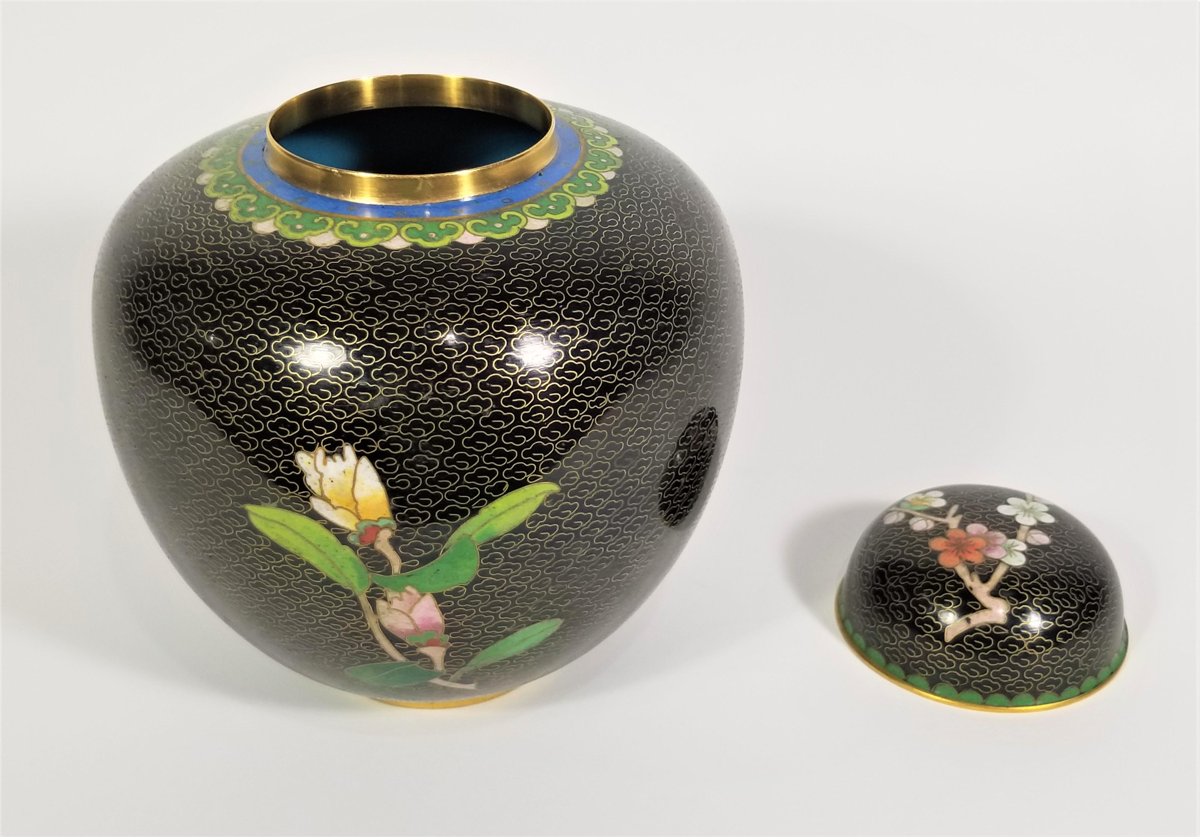 Vasetto di zenzero cloisonné 6