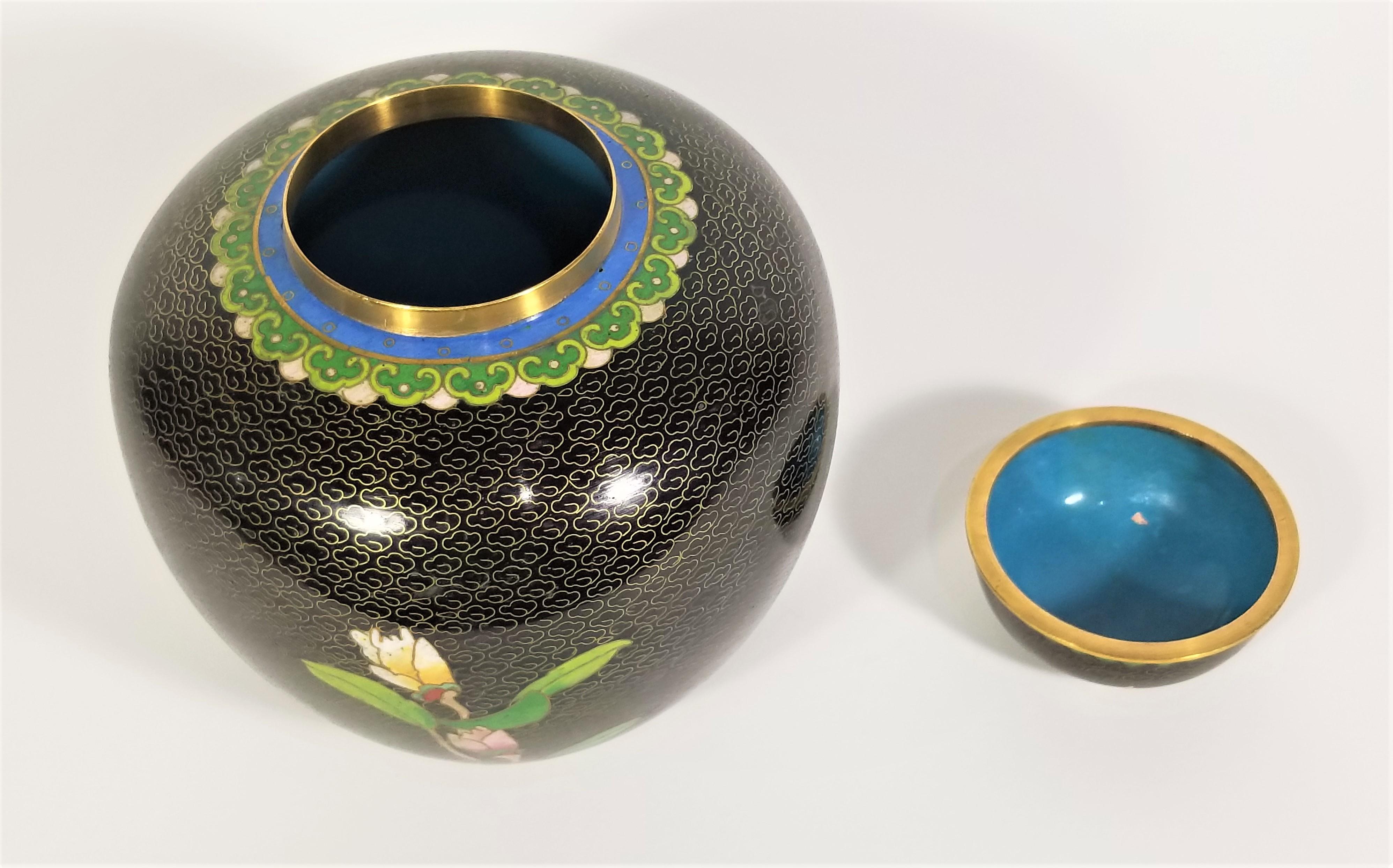 Vasetto di zenzero cloisonné 7