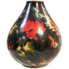 Cloisonne Large Vase with Goldfish