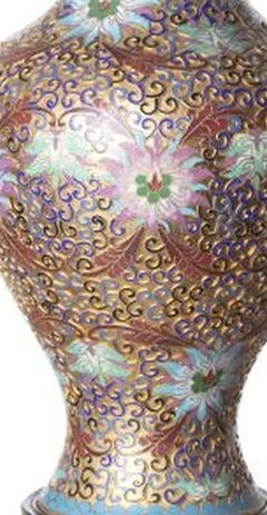 Cloisonne vase