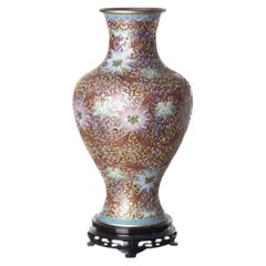 Cloisonne vase