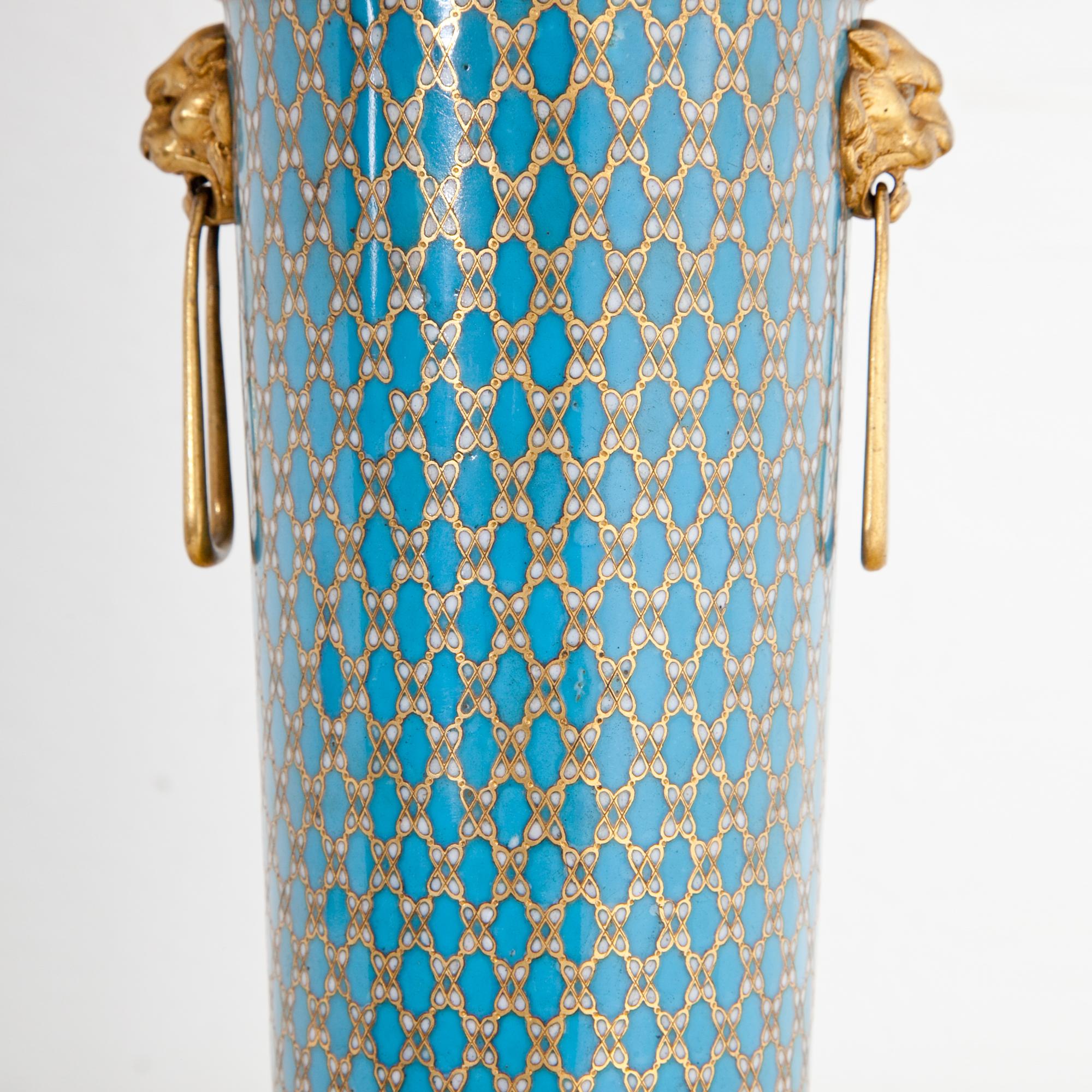 Cloisonné Vase, Signed Barbedienne, France, Second Half of the 19th Century 1