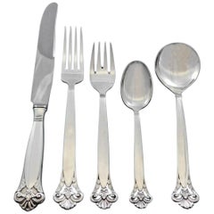 Cloister by Marthinsen Norway Sterling Silver Flatware Set Service 66 Pcs Dinner