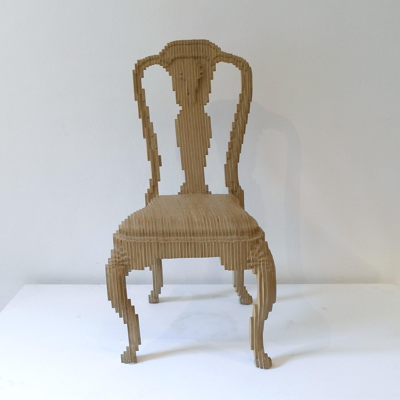 Clone-Stuhl aus Holz von Julian Mayor (Moderne) im Angebot
