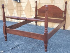 Clore Furniture Hand Made Light Cherry Full Size Poster Bed