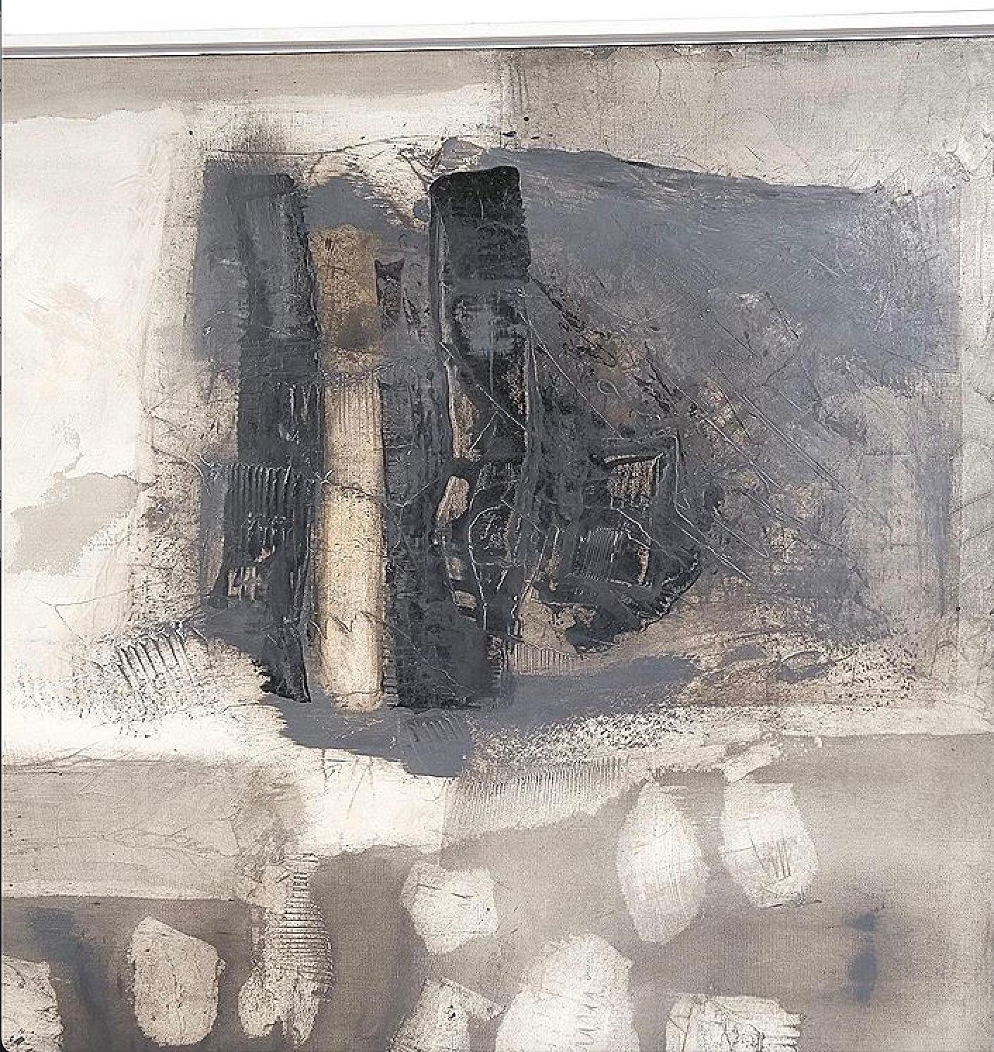 Abstract Composition - Abstract Expressionist Painting by Clorindo Testa