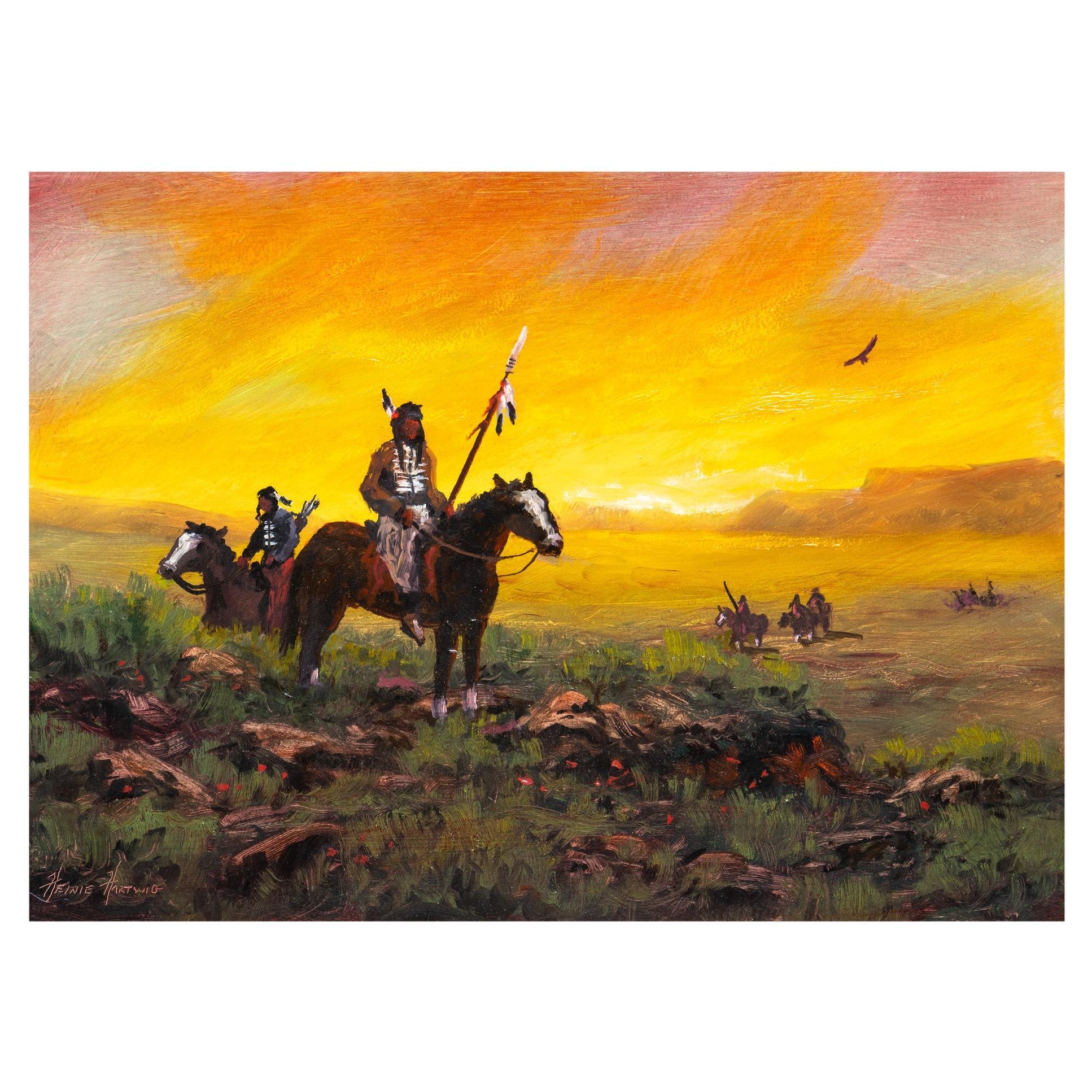 Pittura ad olio originale di Heinie Hartwig