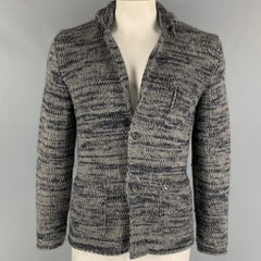 CLOSED Size L Grey Charcoal Knit Acrylic Blend Cardigan