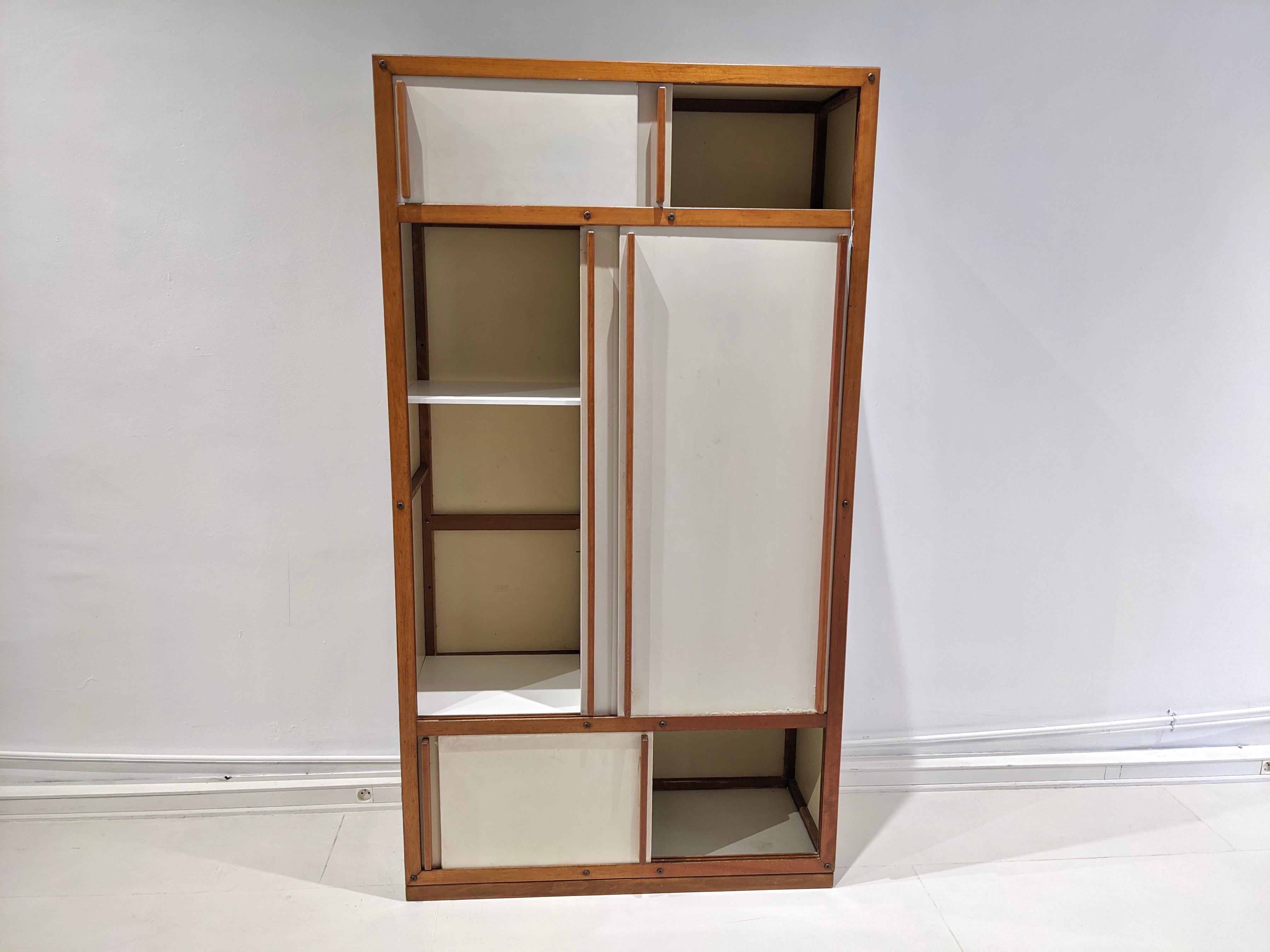 Mid-Century Modern Closet Cabinet by André Sornay