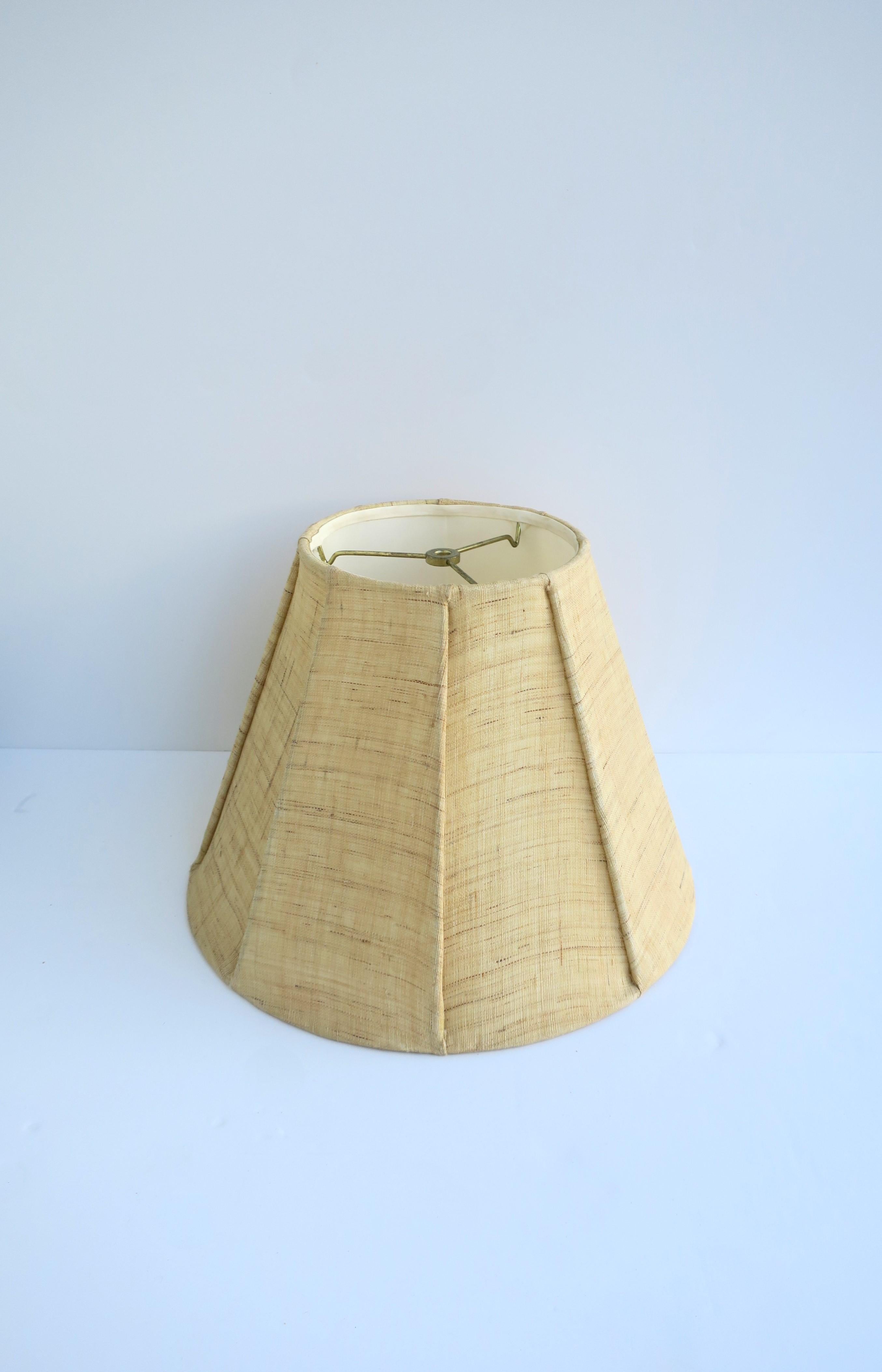Textile Lamp Shade In Good Condition For Sale In New York, NY