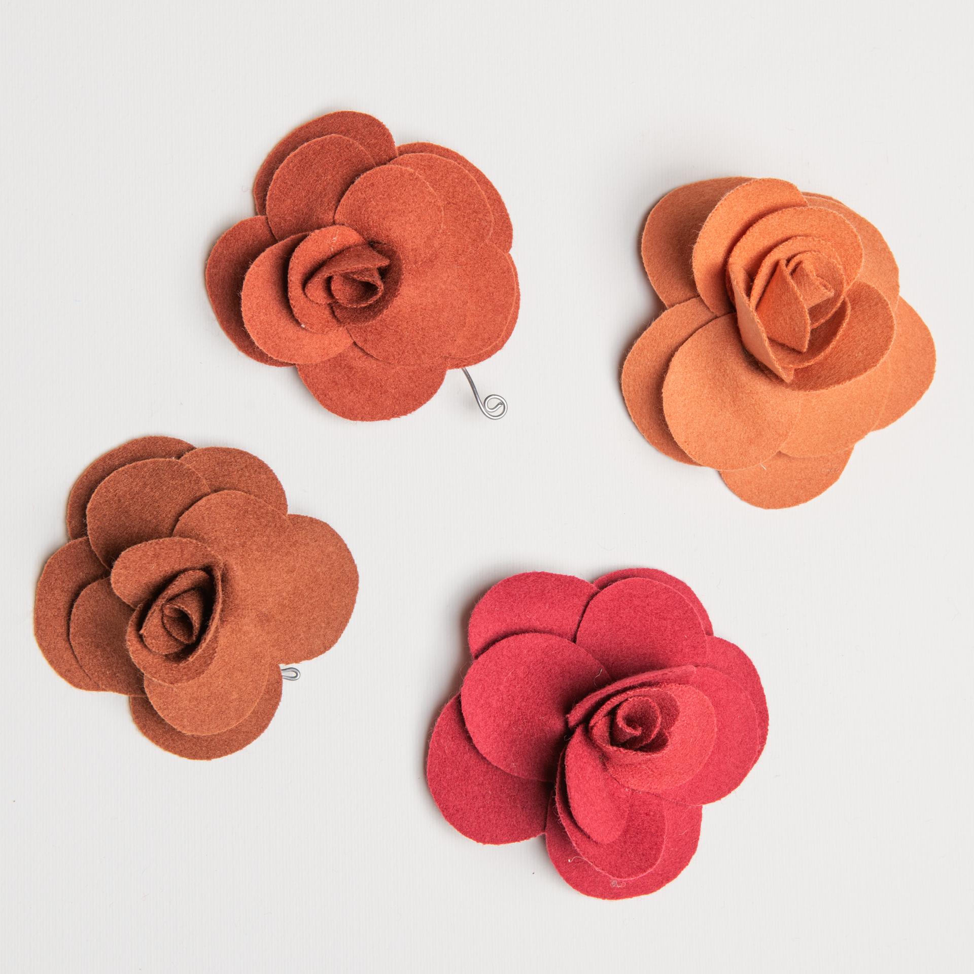 Other Cloth Roses for Curtain Decoration For Sale
