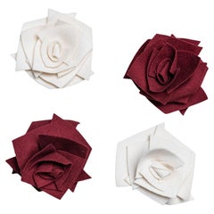 Cloth Roses for Curtain Decoration
