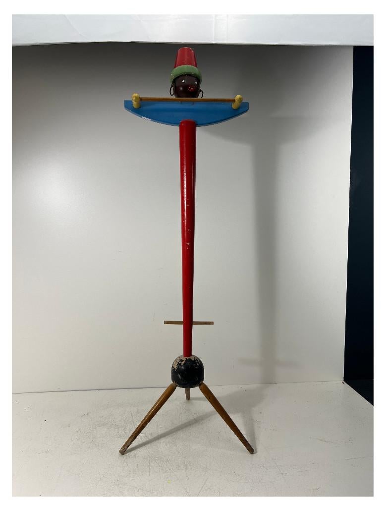 Kleidungsdiener von Suzanne Bonnichon für Jacques Adnet (H102cm) um 1940/1950 (Lackiert) im Angebot