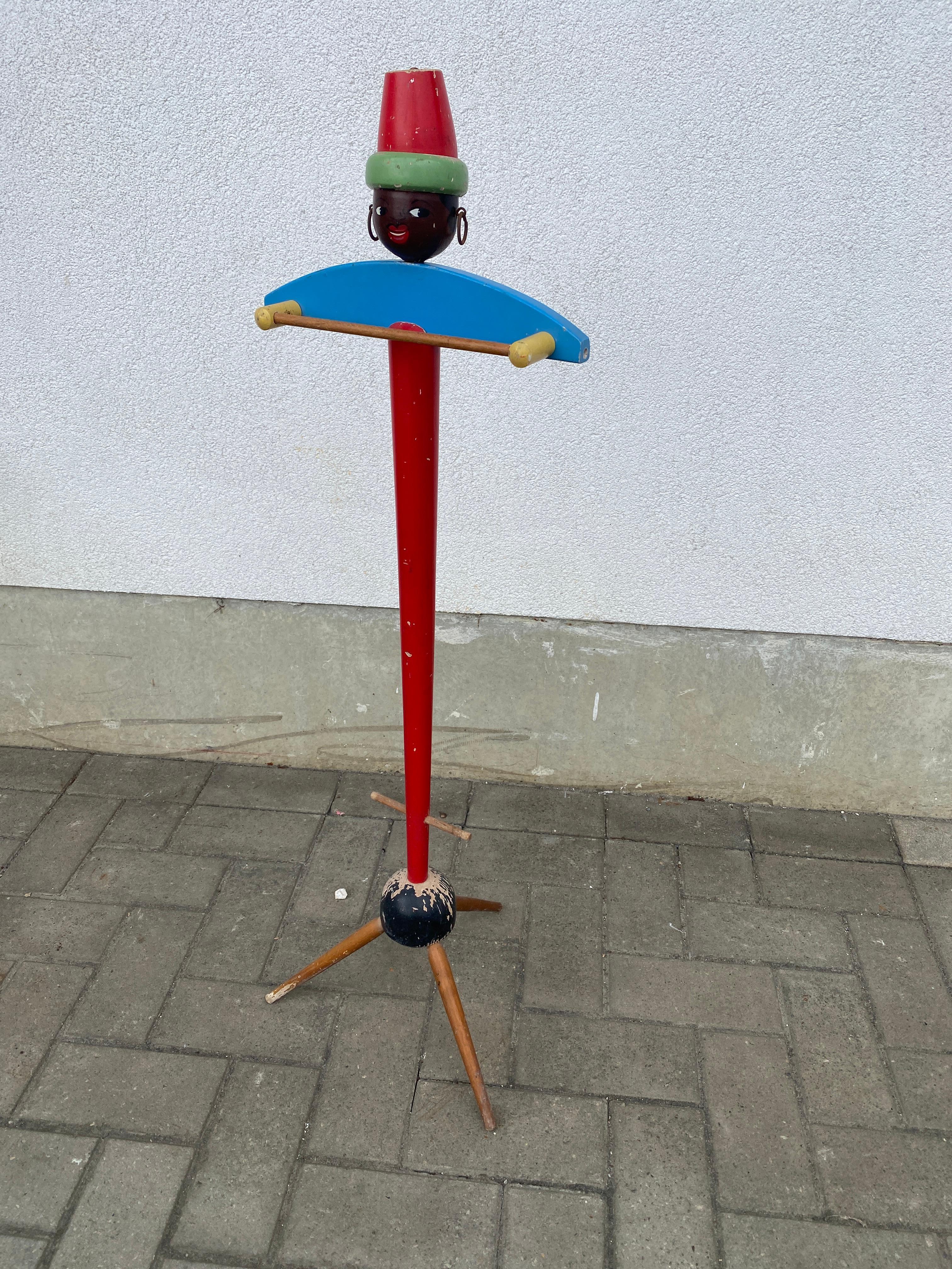 Valet de chambre par Suzanne Bonnichon pour Jacques Adnet (H102cm) circa 1940/1950 en vente 1