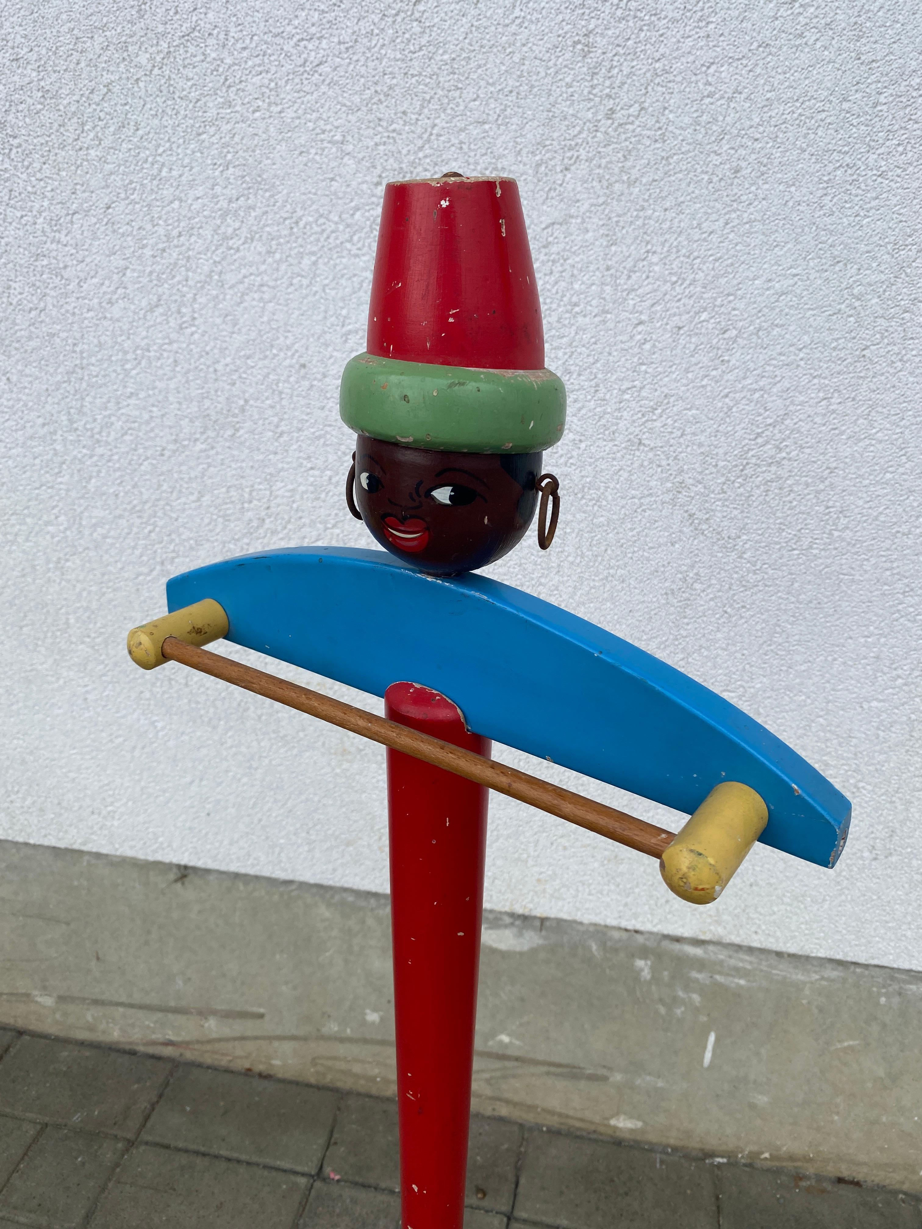 Valet de chambre par Suzanne Bonnichon pour Jacques Adnet (H102cm) circa 1940/1950 en vente 2