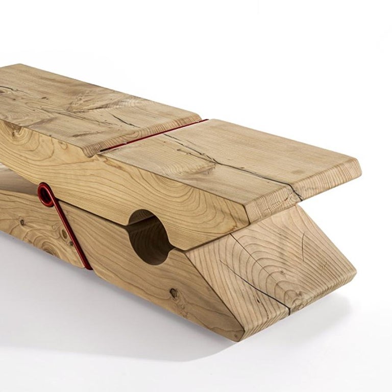 Clothespin Medium Cedar Bench For Sale at 1stDibs clothespin bench