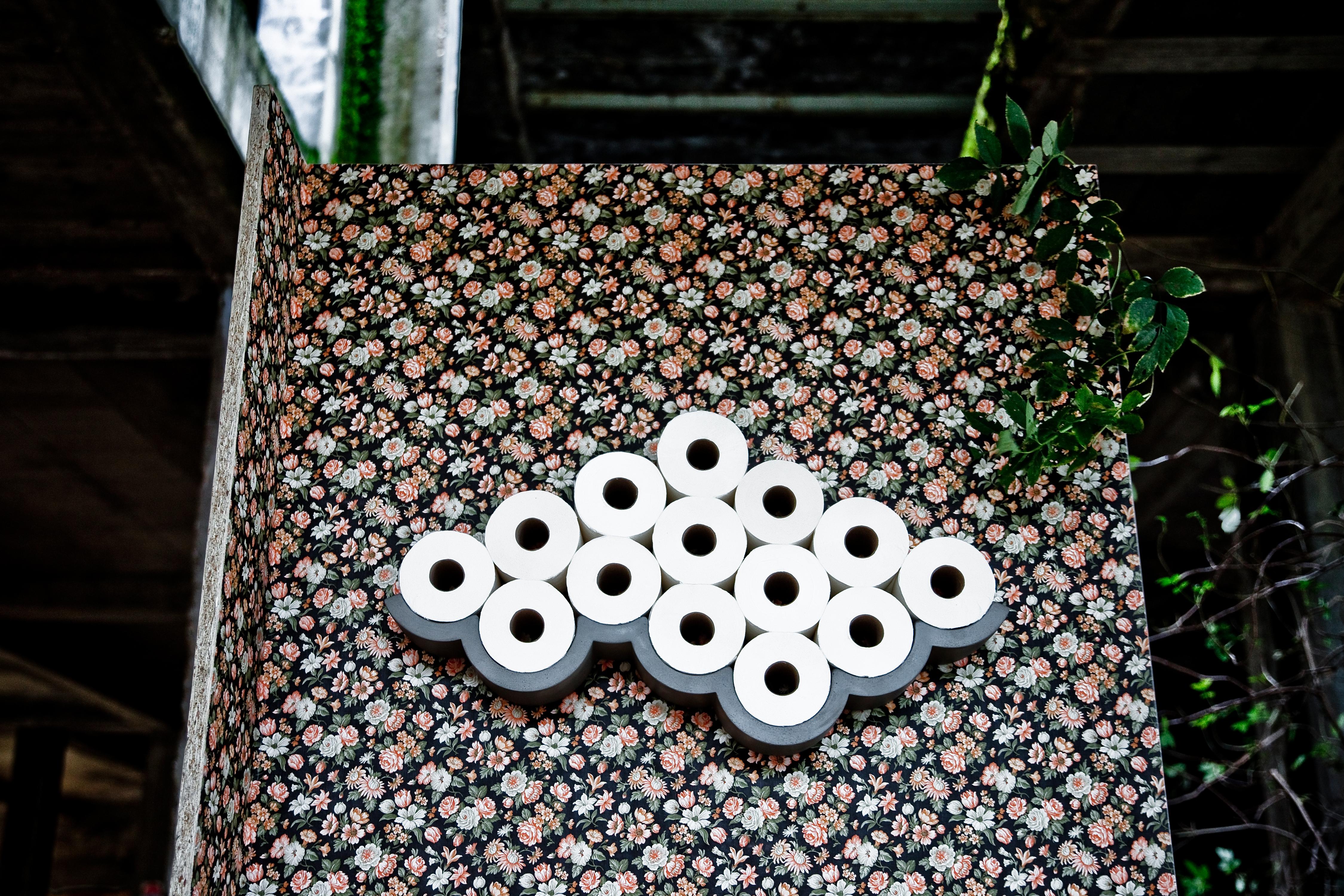 Wolkenwolle 745 Toilettenpapierhalter (Skandinavische Moderne) im Angebot