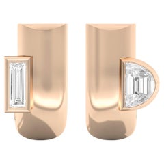 Cloud Asymmetrical Half Arcs in 18K Yellow Gold