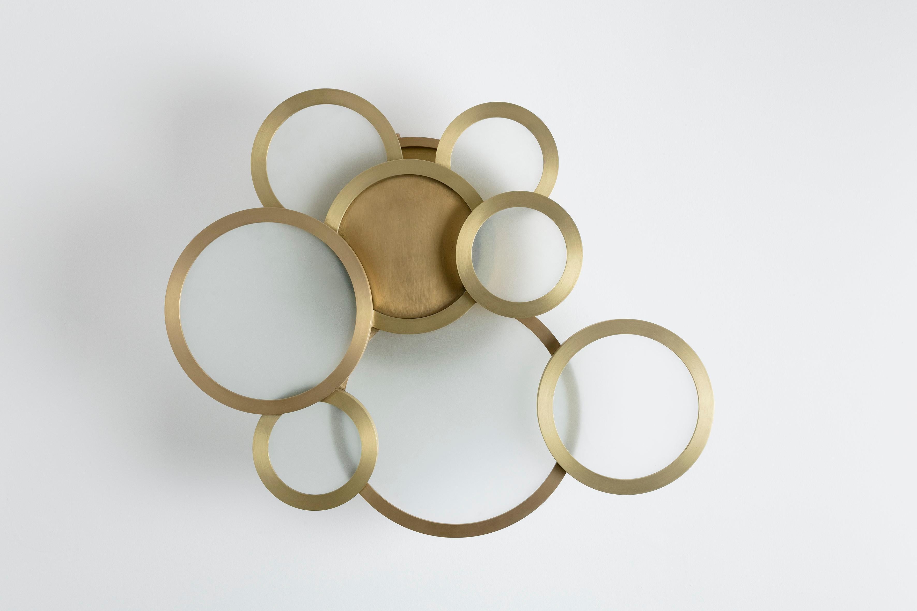 Lebanese Cloud Ceiling Mounted Brass, Carla Baz