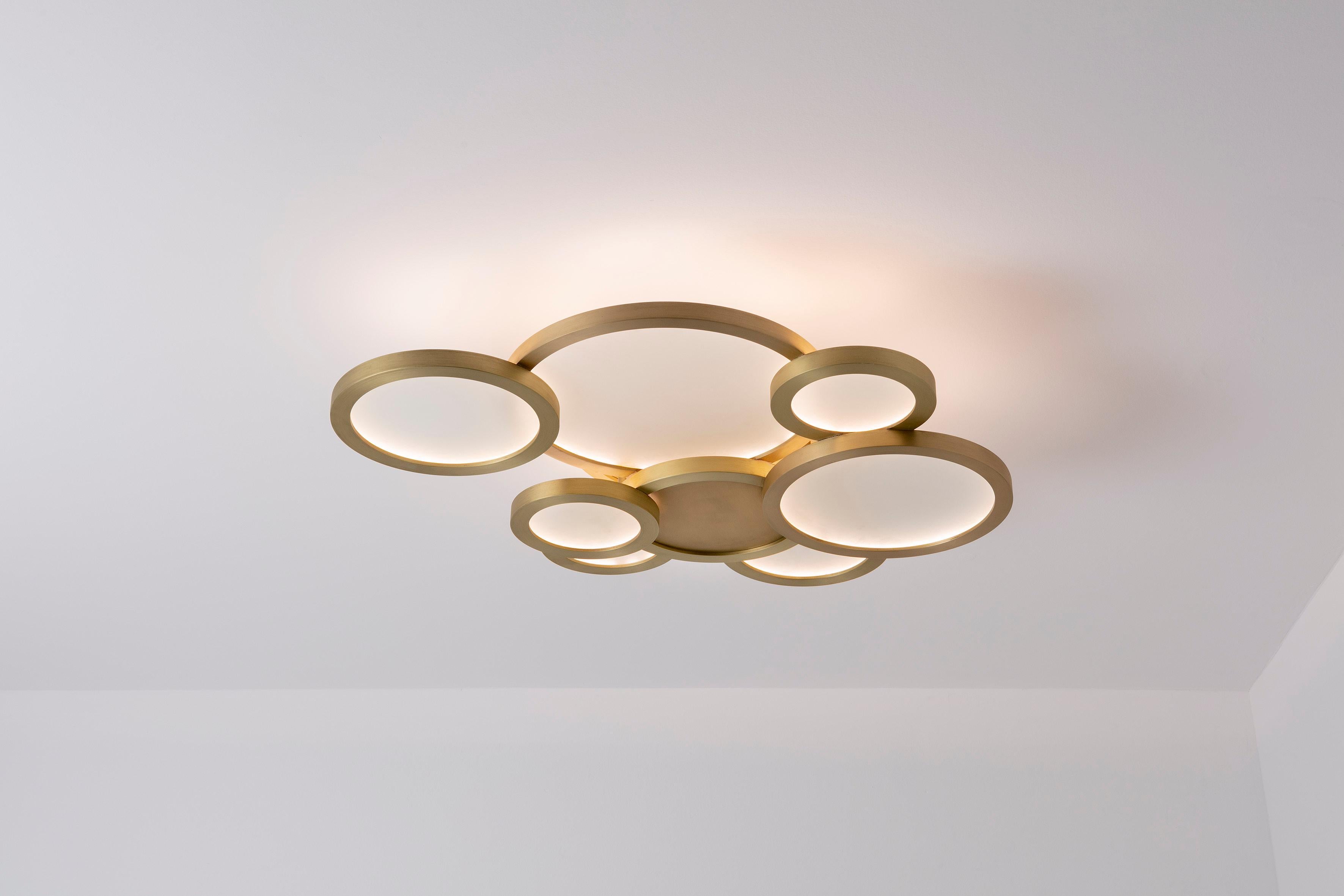 Cloud Ceiling Mounted Brass, Carla Baz In New Condition In Geneve, CH