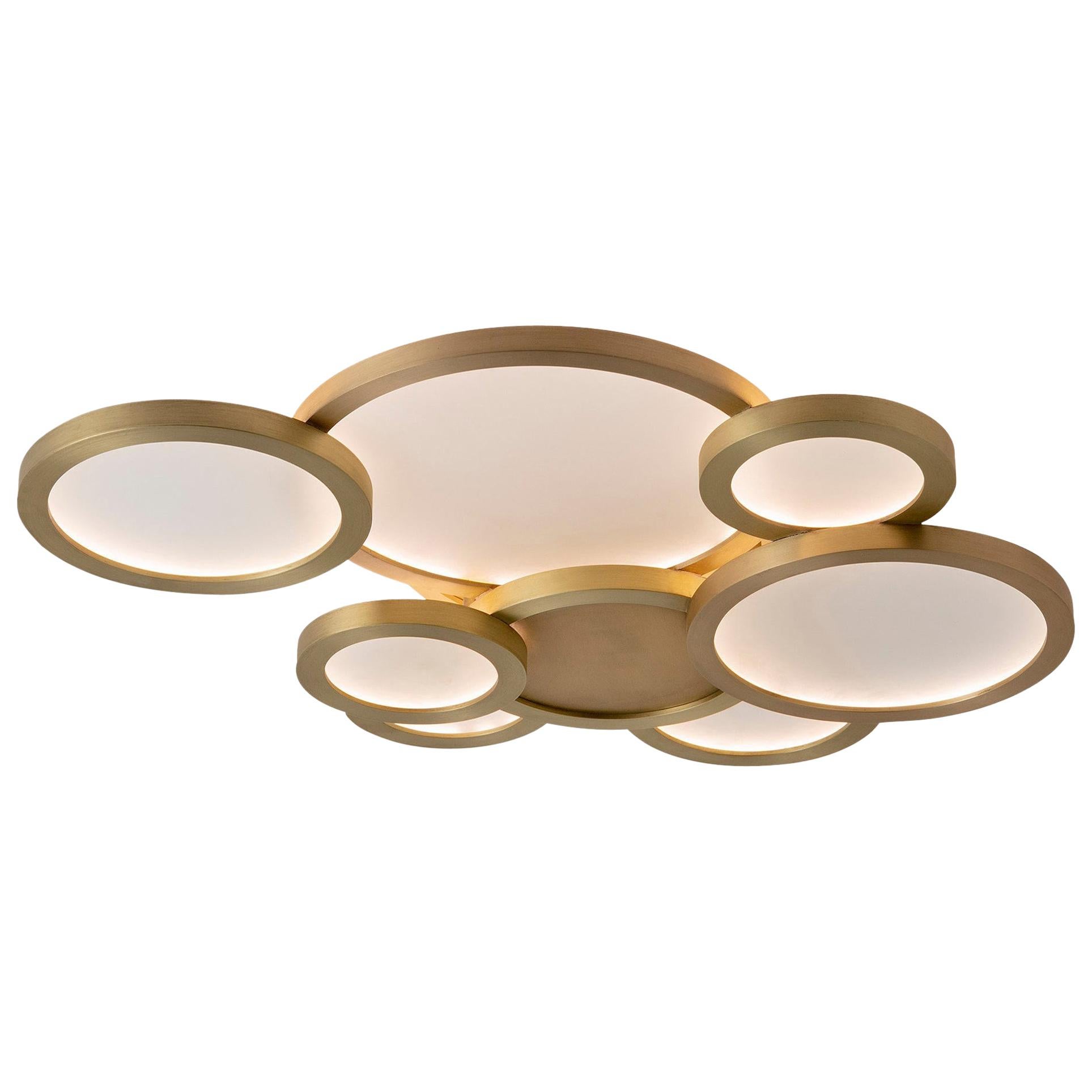 Cloud Ceiling Mounted Brass, Carla Baz