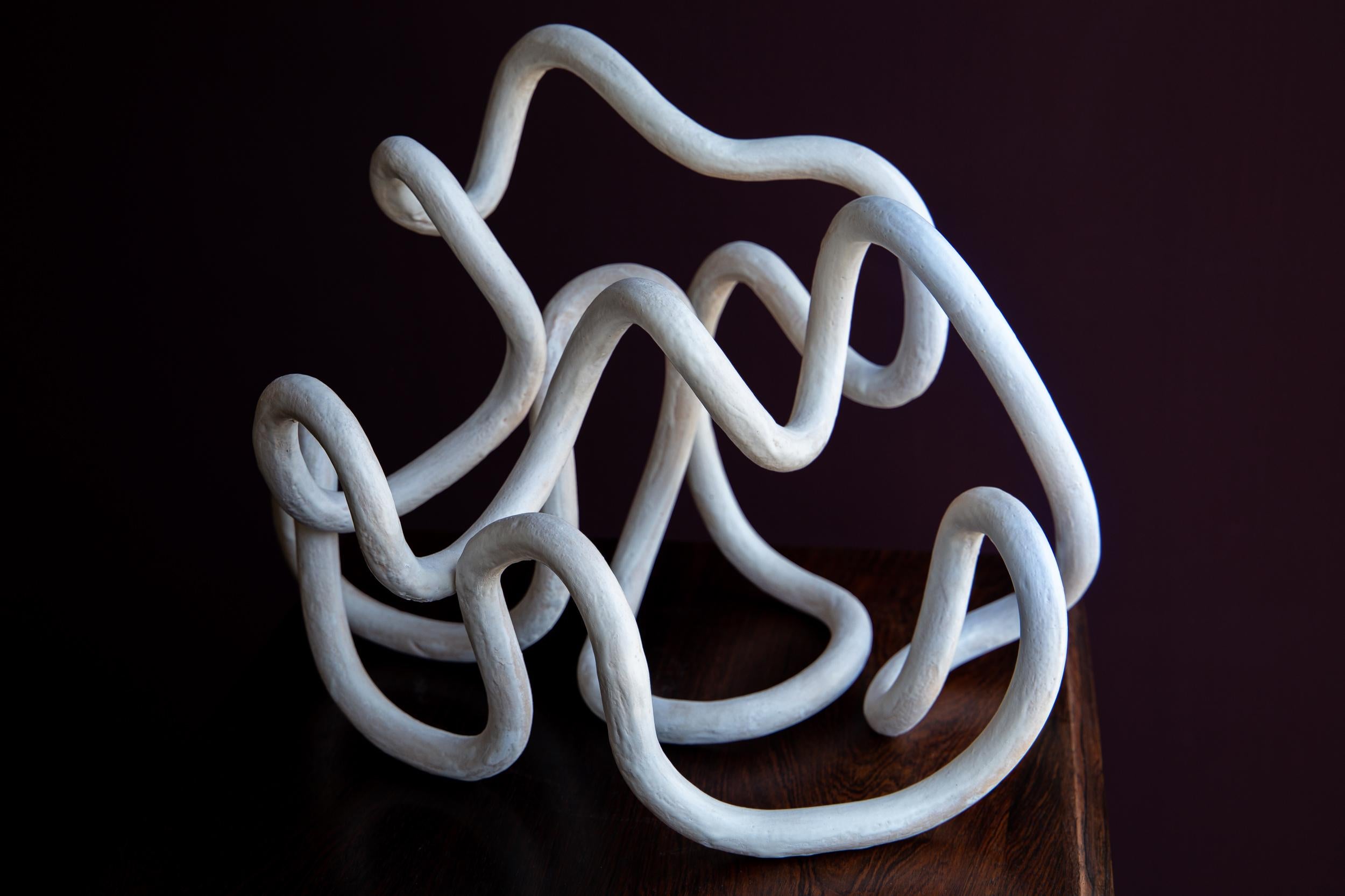 Minimalist Cloud, Ceramic Sculpture by Madeline Hall, Contemporary Edition 2020