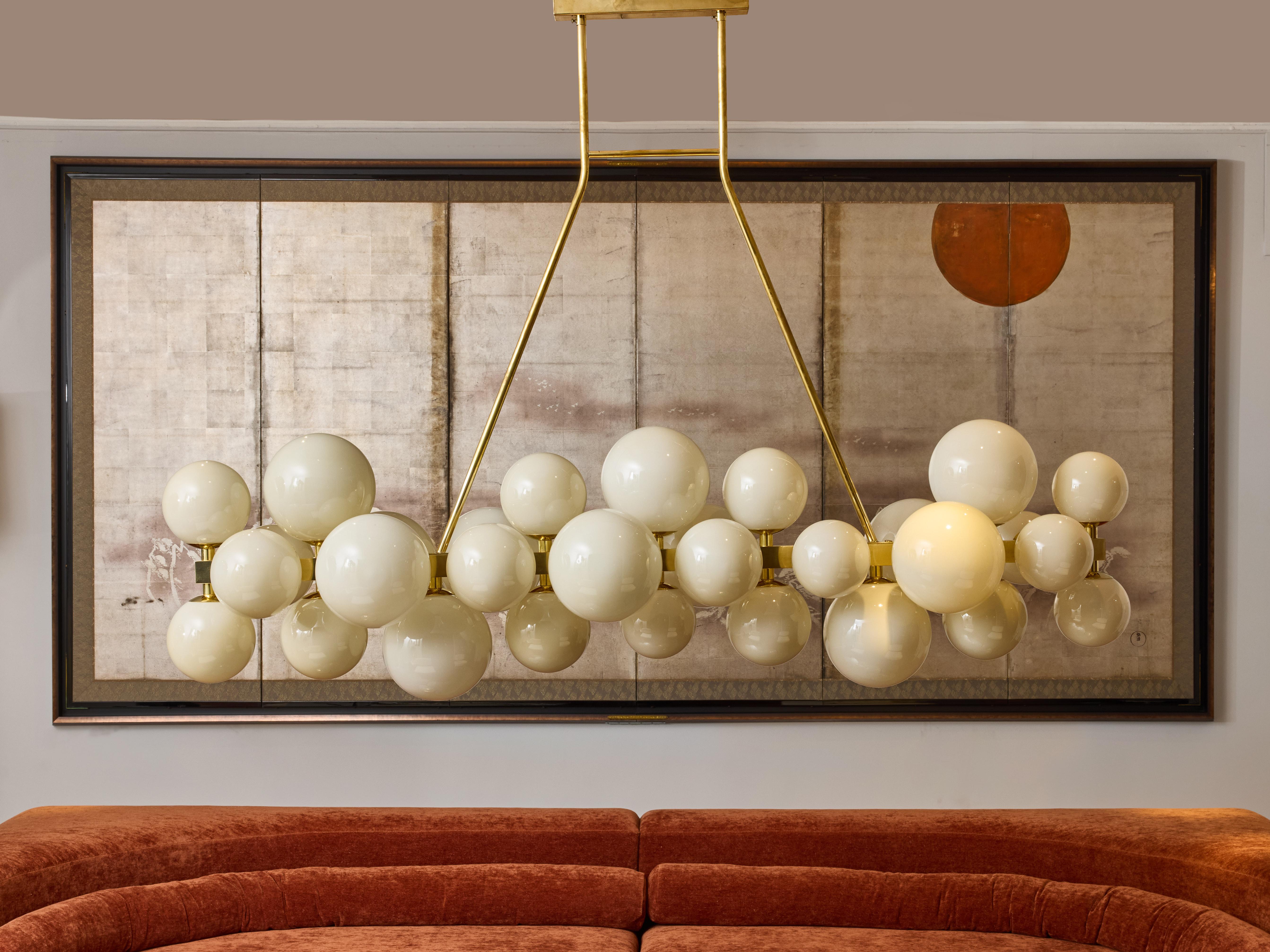Mid-Century Modern Lustre Cloud de Studio Glustin en vente