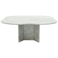 Cloud Coffee Table in Italian Carrara Marble, 1970s