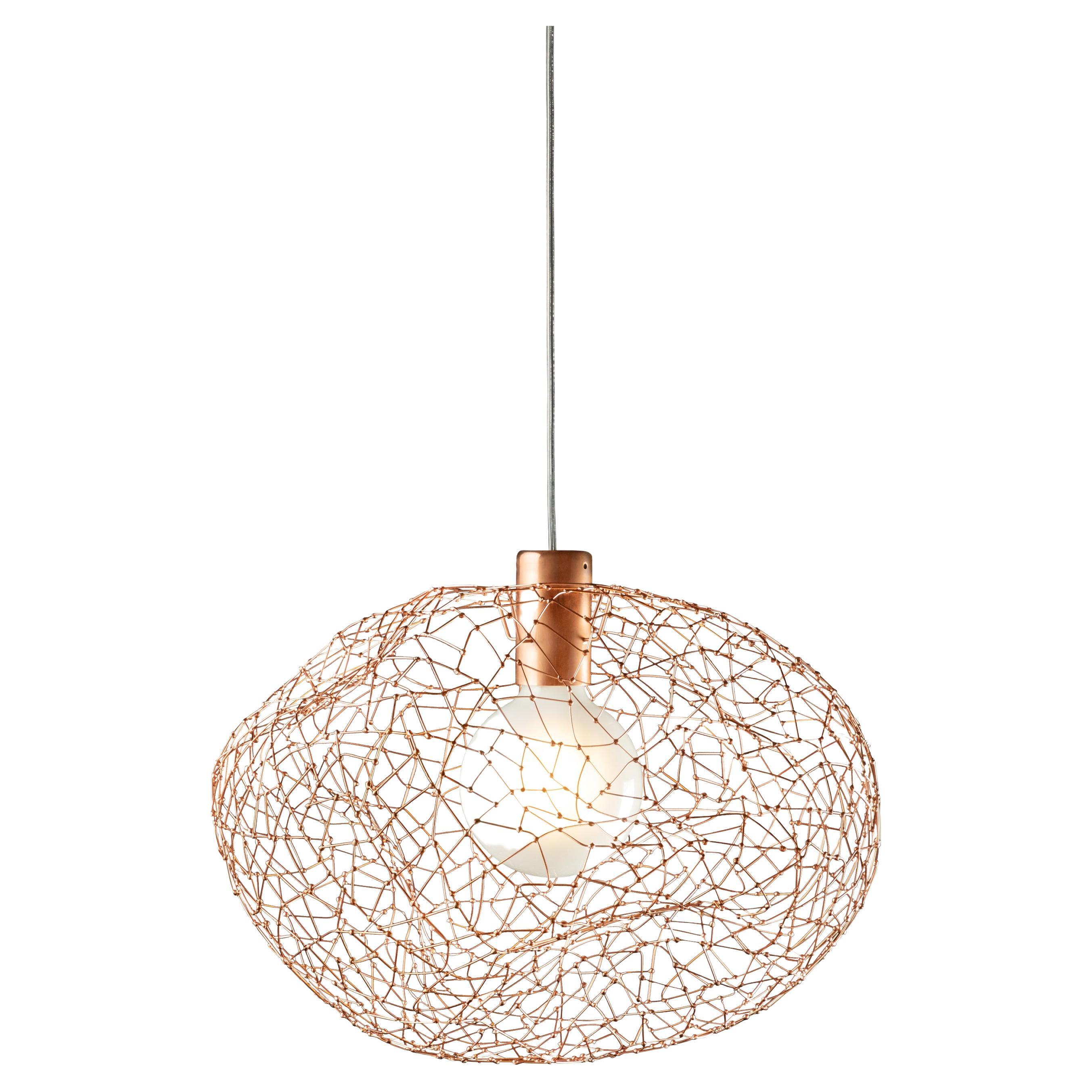 Cloud 'Copper' Pendant Lights by Ango, Unique Hand-Weld Design in Jewel Look For Sale