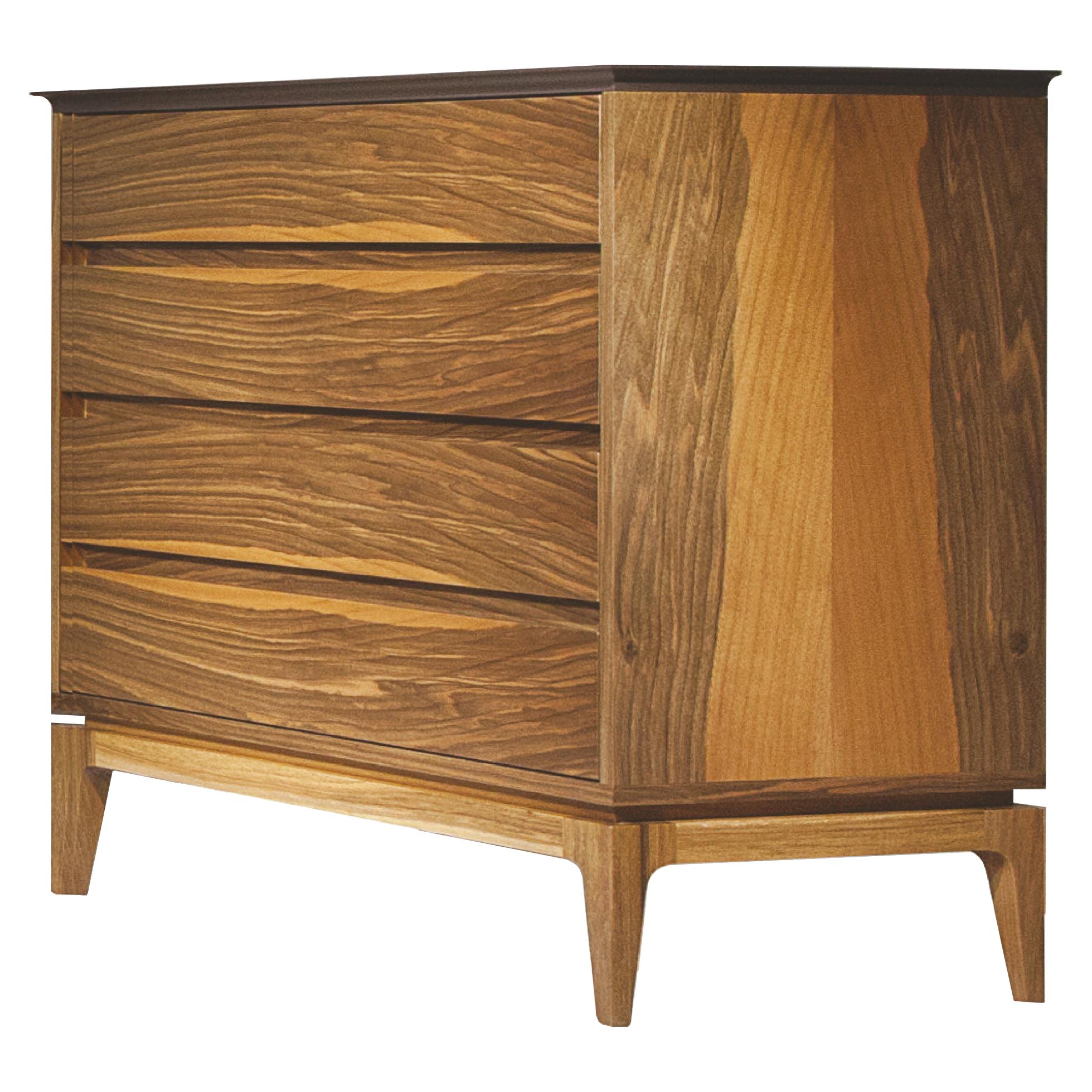Glenn of California Solid Walnut Dresser at 1stDibs